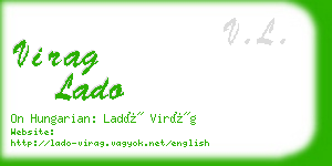 virag lado business card